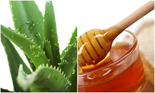 5. Nước nha đam và mật ong 1