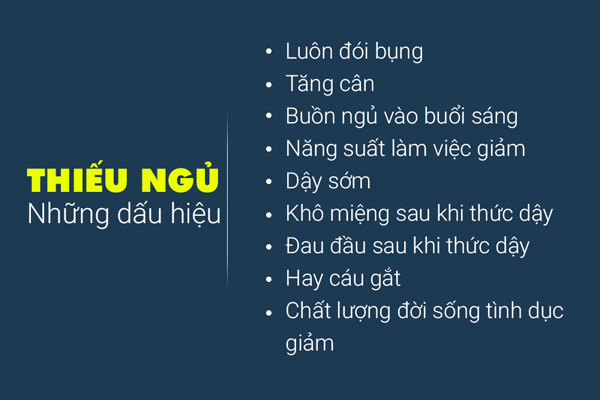 Dấu hiệu thiếu ngủ 1 Dấu hiệu thiếu ngủ 1