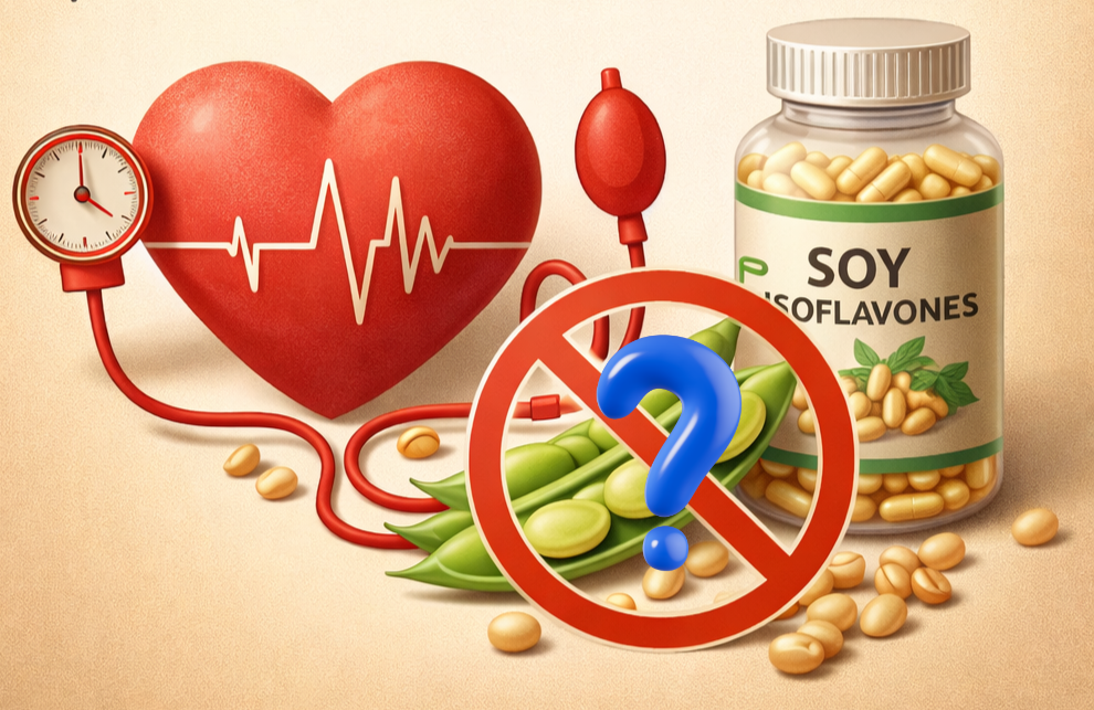 Lầm tưởng: Người bị bệnh tim mạch, huyết áp cao hoặc huyết áp thấp không nên dùng isoflavone đậu nành 1