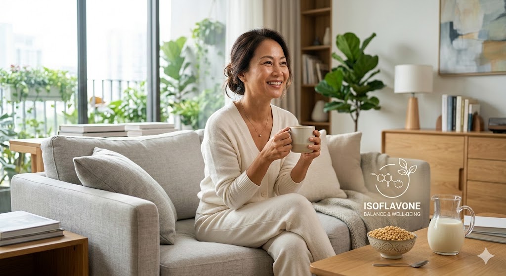 ISOFLAVONE ĐẬU NÀNH - BÍ QUYẾT GIÚP CHỊ EM CẢI THIỆN TRIỆU CHỨNG TIỀN MÃN KINH & MÃN KINH 1 ISOFLAVONE ĐẬU NÀNH - BÍ QUYẾT GIÚP CHỊ EM CẢI THIỆN TRIỆU CHỨNG TIỀN MÃN KINH & MÃN KINH 1