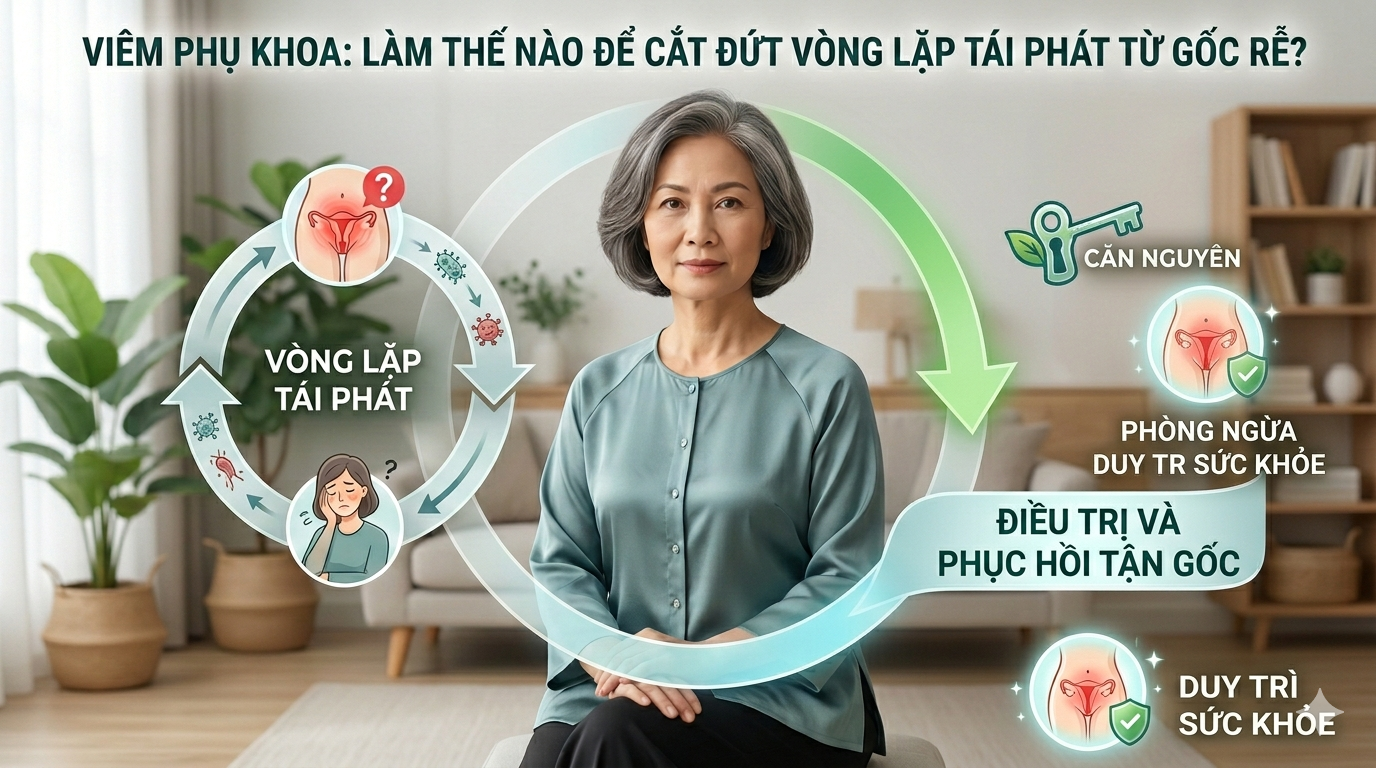 Viêm Phụ Khoa: Làm Thế Nào Để Cắt Đứt Vòng Lặp Tái Phát Từ Gốc Rễ? 1