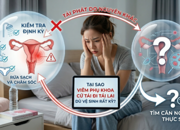 Tại Sao Viêm Phụ Khoa Cứ Tái Đi Tái Lại Dù Vệ Sinh Rất Kỹ?