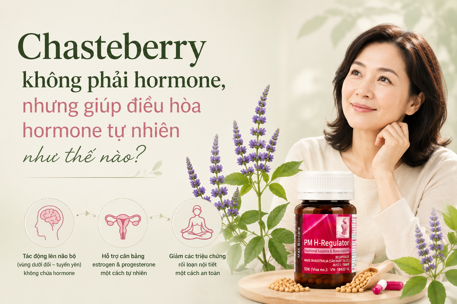 Chasteberry không phải hormone, nhưng giúp điều hòa hormone tự nhiên như thế nào? 1 Chasteberry không phải hormone, nhưng giúp điều hòa hormone tự nhiên như thế nào? 1
