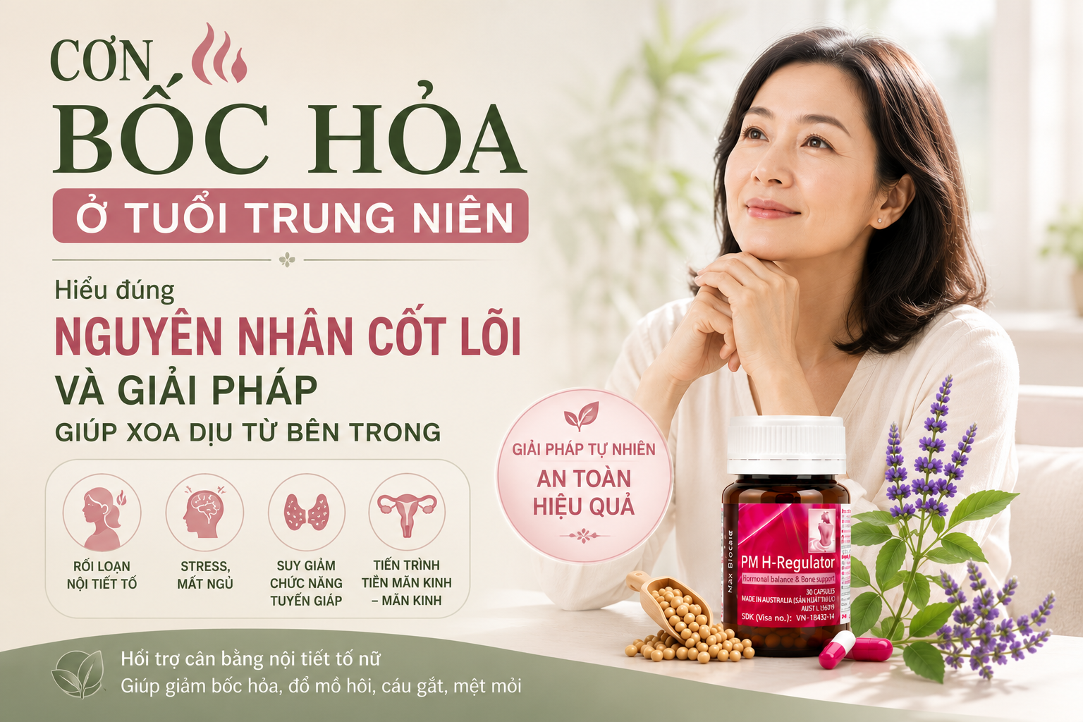 CƠN BỐC HỎA Ở TUỔI TRUNG NIÊN: NGUYÊN NHÂN CỐT LÕI VÀ GIẢI PHÁP GIÚP XOA DỊU TỪ BÊN TRONG 1 CƠN BỐC HỎA Ở TUỔI TRUNG NIÊN: NGUYÊN NHÂN CỐT LÕI VÀ GIẢI PHÁP GIÚP XOA DỊU TỪ BÊN TRONG 1